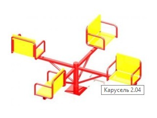 Карусель (4 сидушки) Кр-4.2